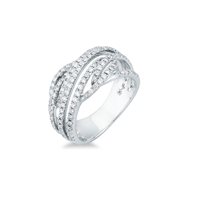 Ring Mirco Visconti Woman in White Gold Diamante CP522